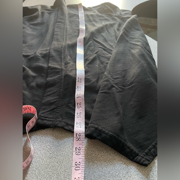 Vintage Roots Black Open Cardigan Sweatshirt Size M - Picture 10 of 12